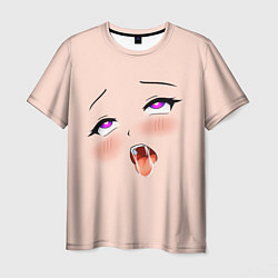 Футболка мужская Ahegao Face, цвет: 3D-принт