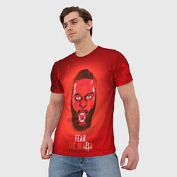 Футболка мужская Rockets Beard, цвет: 3D-принт — фото 2