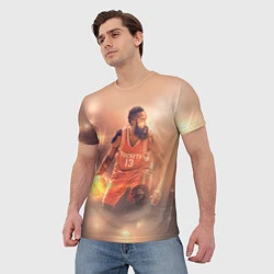 Футболка мужская NBA Rockets 13, цвет: 3D-принт — фото 2