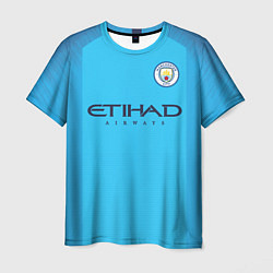 Футболка мужская FC Man City: De Bruyne Home 18-19, цвет: 3D-принт