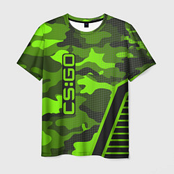 Футболка мужская CS:GO Light Green Camo, цвет: 3D-принт