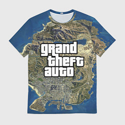 Футболка мужская GTA, цвет: 3D-принт