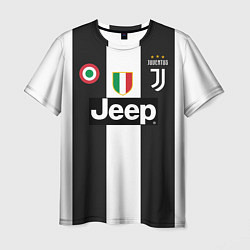 Футболка мужская FC Juventus 18-19, цвет: 3D-принт