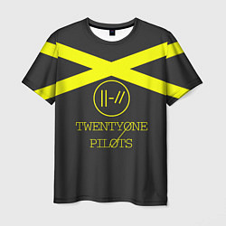 Футболка мужская Twenty One Pilots: Yellow Lines, цвет: 3D-принт