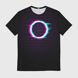 Футболка мужская Глич-кольцо, цвет: 3D-принт