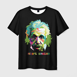 Футболка мужская Albert Einstein цвета 3D-принт — фото 1