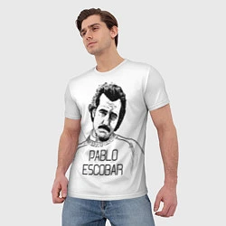 Футболка мужская Pablo Escobar, цвет: 3D-принт — фото 2