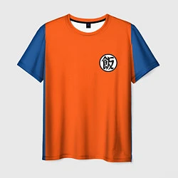 Футболка мужская DBZ: Gohan Kanji Emblem, цвет: 3D-принт