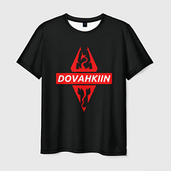 Футболка мужская TES: Dovahkin, цвет: 3D-принт