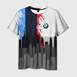 Футболка мужская BMW: Speed City, цвет: 3D-принт