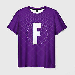 Футболка мужская F – Fortnite, цвет: 3D-принт