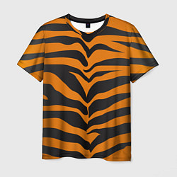 Футболка мужская Шкура тигра, цвет: 3D-принт