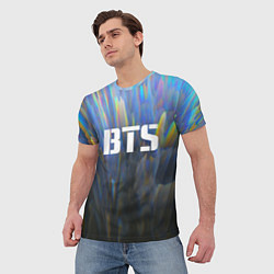Футболка мужская BTS: Neon Spectre, цвет: 3D-принт — фото 2