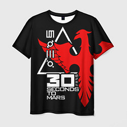 Футболка мужская 30 Seconds to Mars цвета 3D-принт — фото 1