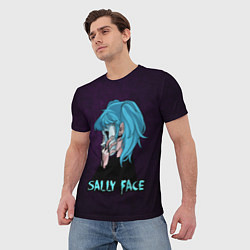 Футболка мужская Sally Face, цвет: 3D-принт — фото 2