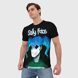 Футболка мужская Sally Face: Light Silhouette, цвет: 3D-принт — фото 2