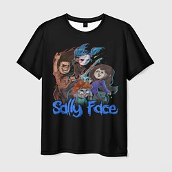 Футболка мужская Sally Face: Rock Band, цвет: 3D-принт