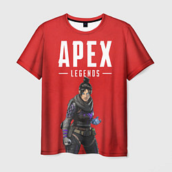 Футболка мужская Apex Legends: Red Wraith, цвет: 3D-принт
