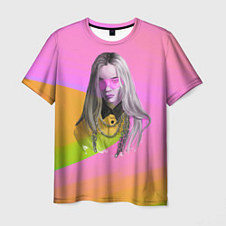 Футболка мужская Billie Eilish: Pink Fashion, цвет: 3D-принт