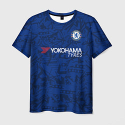 Футболка мужская Chelsea home 19-20, цвет: 3D-принт