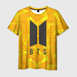 Футболка мужская BTS: Yellow Style, цвет: 3D-принт