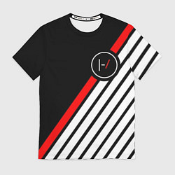 Футболка мужская 21 Pilots: Black Logo, цвет: 3D-принт
