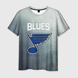 Футболка мужская St Louis Blues, цвет: 3D-принт