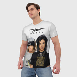 Футболка мужская Tokio Hotel - poster, цвет: 3D-принт — фото 2