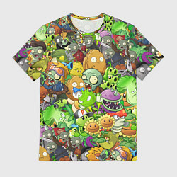 Мужская футболка PLANTS VS ZOMBIES