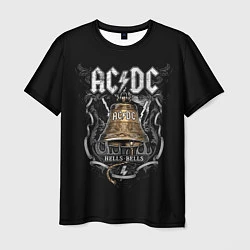 Футболка мужская ACDC - hells bells, цвет: 3D-принт