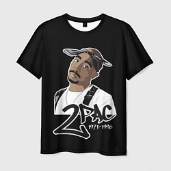 Футболка мужская 2pac, цвет: 3D-принт