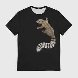 Футболка мужская И мой зверёк со мною, цвет: 3D-принт