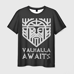 Футболка мужская Valhalla awalts, цвет: 3D-принт