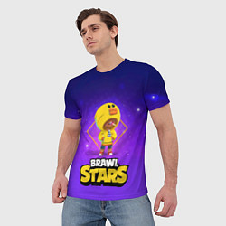 Футболка мужская Brawl Stars Leon, цвет: 3D-принт — фото 2