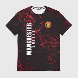 Футболка мужская Manchester United, цвет: 3D-принт