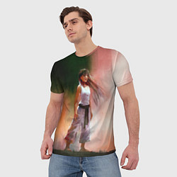 Футболка мужская Girl, цвет: 3D-принт — фото 2