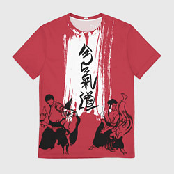 Футболка мужская Айкидо, цвет: 3D-принт