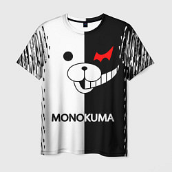 Футболка мужская MONOKUMA, цвет: 3D-принт