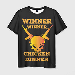Футболка мужская Winner Chicken Dinner, цвет: 3D-принт