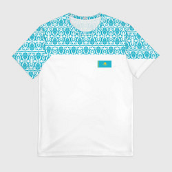 Футболка мужская Казахстан Форма, цвет: 3D-принт