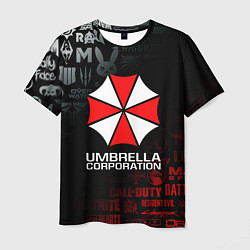 Футболка мужская RESIDENT EVIL UMBRELLA CORP, цвет: 3D-принт