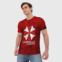 Футболка мужская UMBRELLA CORP, цвет: 3D-принт — фото 2