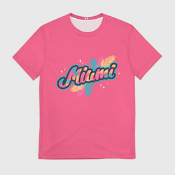 Футболка мужская Майами Miami, цвет: 3D-принт