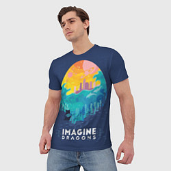 Футболка мужская Imagine Dragons, цвет: 3D-принт — фото 2