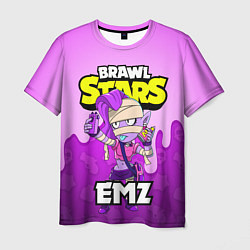 Футболка мужская BRAWL STARS EMZ, цвет: 3D-принт