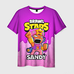 Футболка мужская BRAWL STARS SANDY, цвет: 3D-принт