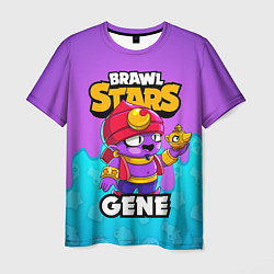 Футболка мужская BRAWL STARS GENE, цвет: 3D-принт