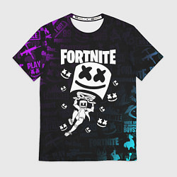Футболка мужская Fortnite x Marshmello x Games, цвет: 3D-принт