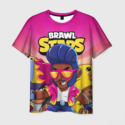 Футболка мужская BRAWL STARS BROCK, цвет: 3D-принт