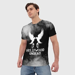 Футболка мужская Hollywood Undead, цвет: 3D-принт — фото 2